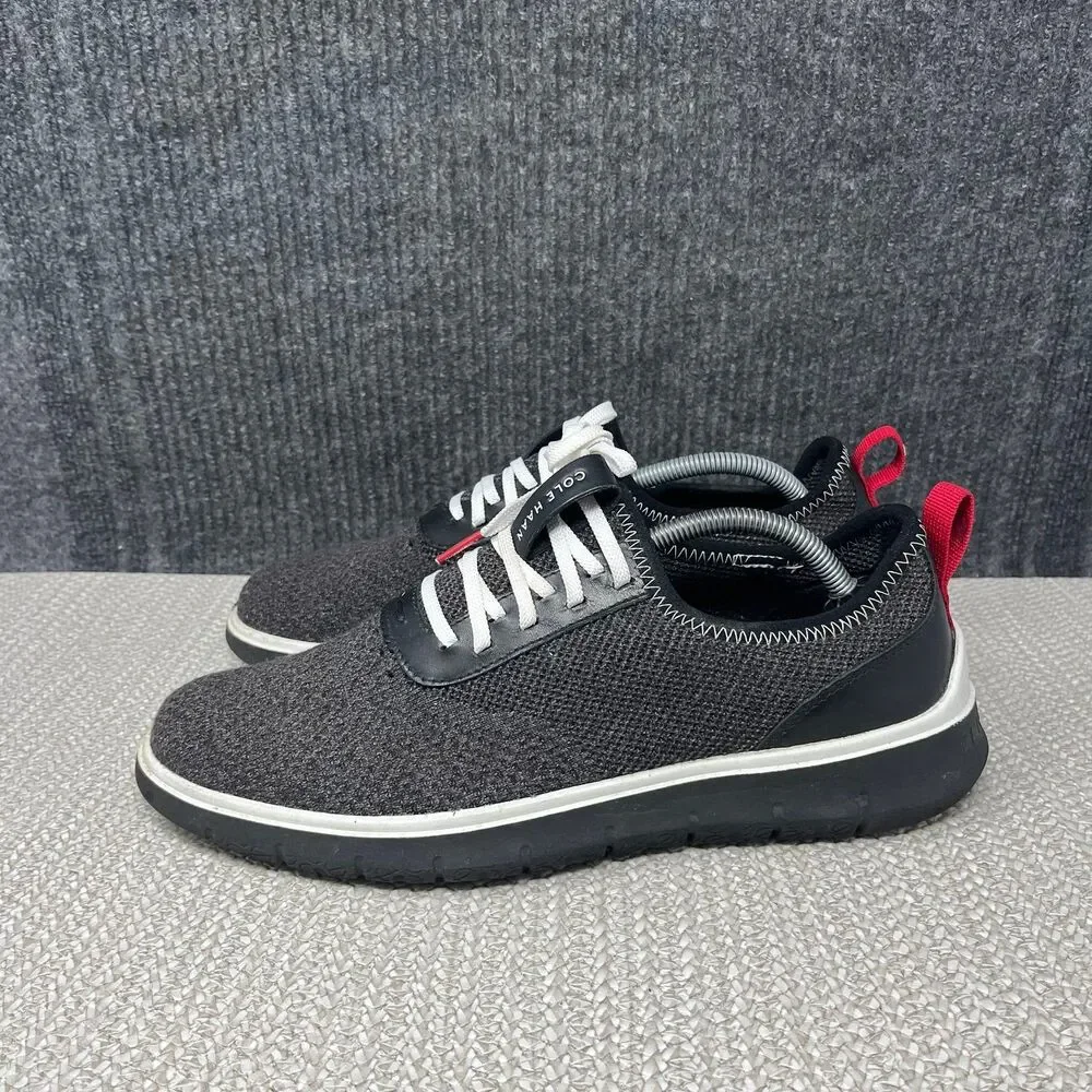 Cole Haan Zerogrand Stitchlite Oxfords Charcoal Grey Black Mens 10.5 C31402